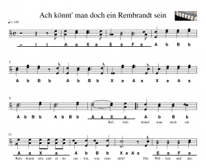 Ach könnt man doch ein Rembrandt sein