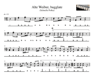 Alte Weiber, Buglatte